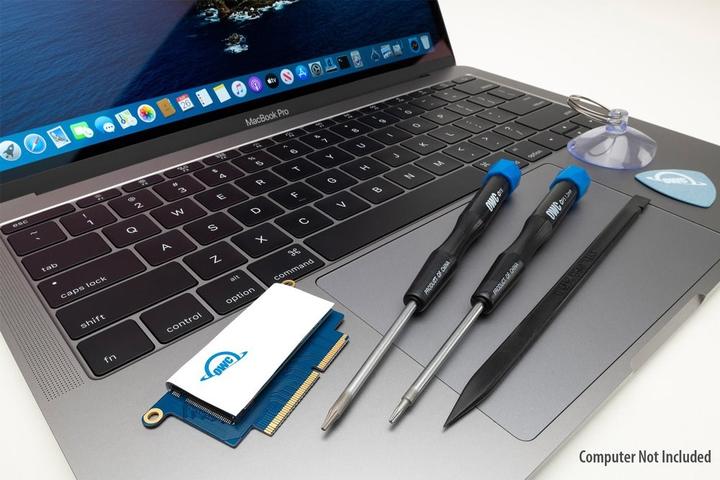 Image du produit OWC 250GB (240 after OP) Aura Pro NT for 2016-2017 TB3 non-Touchbar MBP End user retail kit : Drive and (240 Go, M.2)