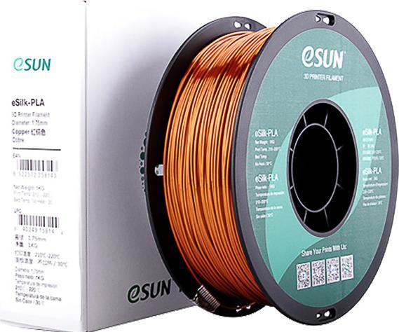 Actual product image eSUN EPLA-SILK 1,75mm COPPER 1kg 3D FILAMENT (PLA, 1.75 mm, 1000 g, Copper)