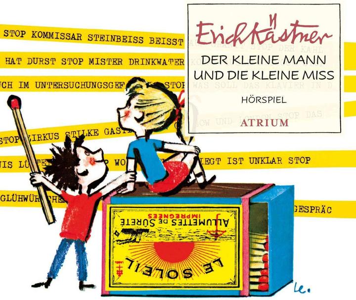 Actual product image The little man and the little miss (Erich Kästner, Peter Thomas, Horst Lemke, Petra Schmidt-Decker, Lutz Mackensy, Martin Hero, Günter König, Sigmund Cohen, Friedrich Schütter, German)
