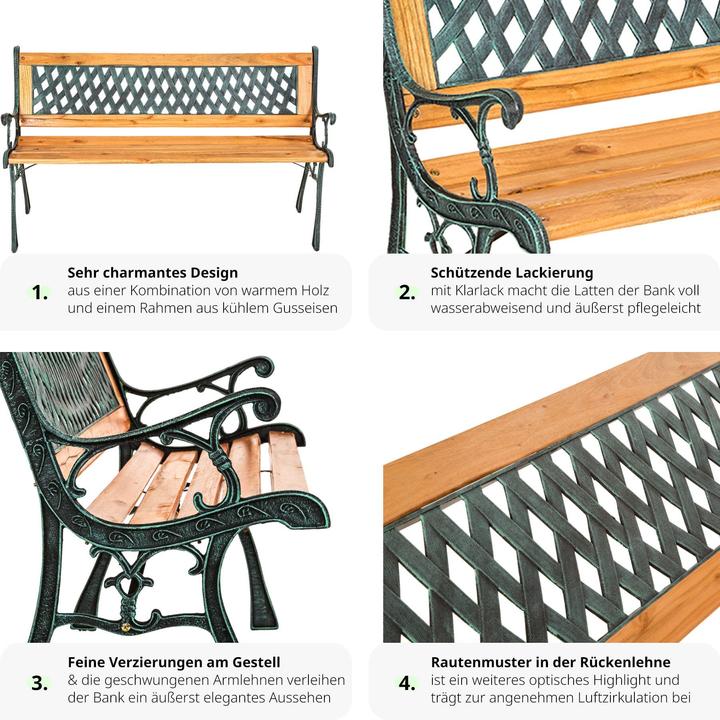 Image du produit tectake Banc de Jardin