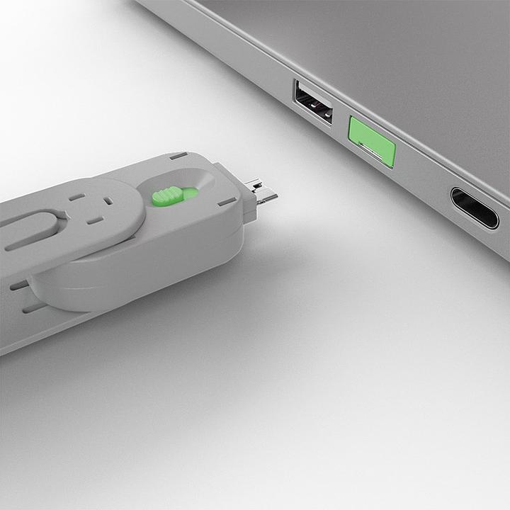 Actual product image Lindy Key for USB port lock