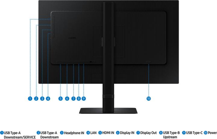 Produktbild Samsung ViewFinity S6 - S60UD (2560 x 1440 Pixel, 24")