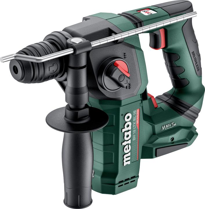 without battery pack, Auxiliary handle, without charger, Drill