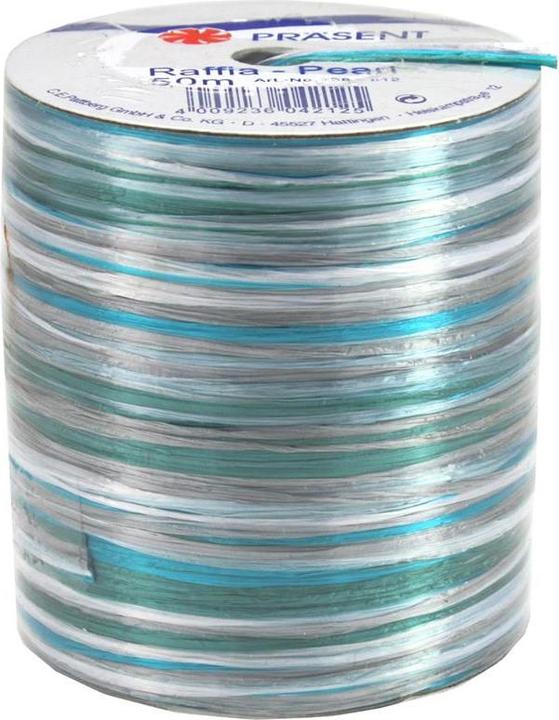 Immagine prodotto Pattberg Nastro regalo Raffia Pearl 50 m, tonalità blu (Nastro da regalo, 1 x)