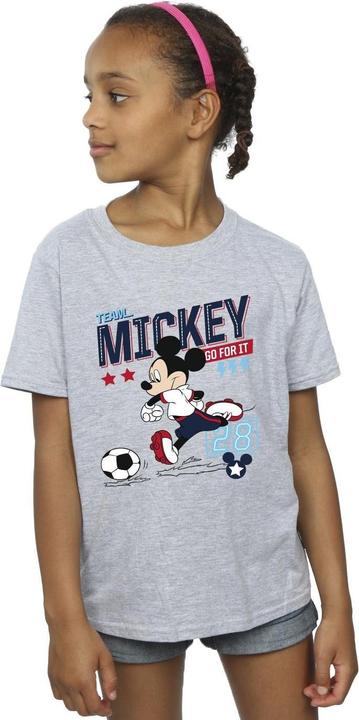 Immagine prodotto Disney Mickey Mouse Team Mickey Football Maglietta Ragazze (152, 158)