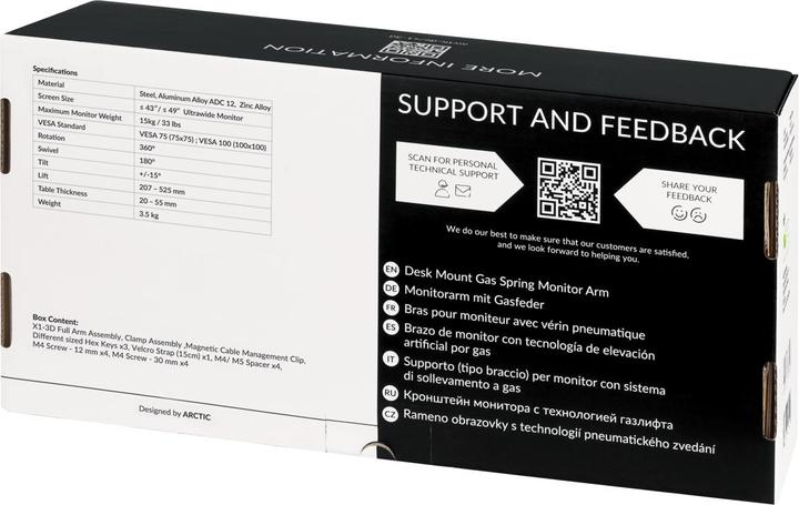 Produktbild Arctic X1-3D (Tisch, 40")