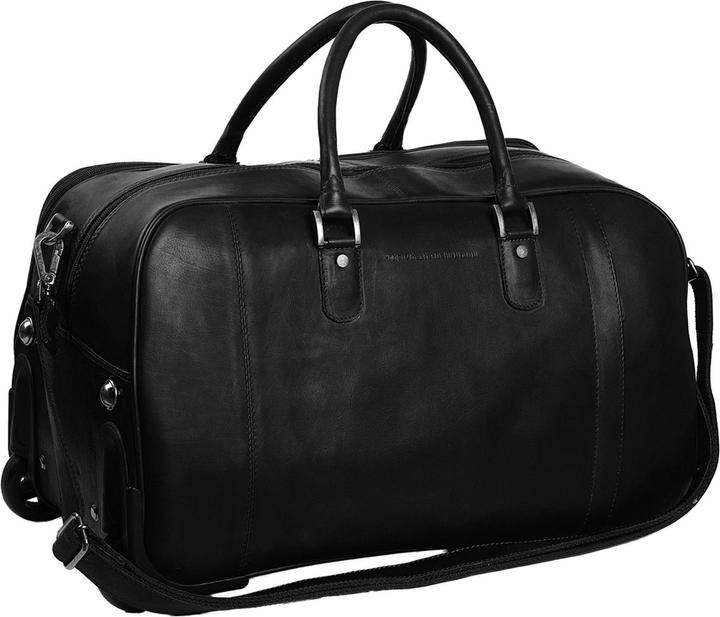 Produktbild The Vegan Cow Chesterfield Brand Leren Trolley Reistas Zwart Jayven (42 l)