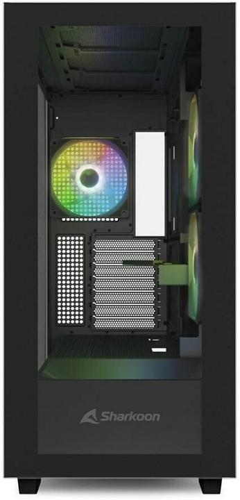 Produktbild Sharkoon Rebel C60 RGB ATX Black (ATX, mATX, Mini-ITX)