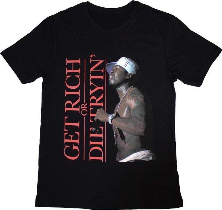Immagine prodotto 50 Cent Get Rich Maglietta Adulto Unisex (XXL)