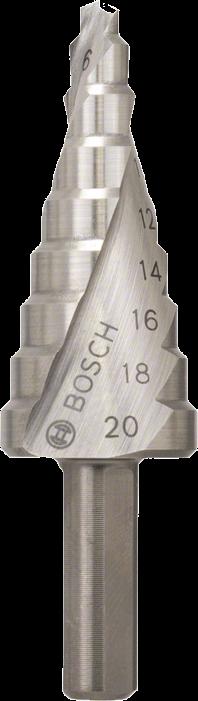Produktbild Bosch Professional Zubehör Stufenbohrer HSS, 6 - 39 mm, 10 mm, 93,5 mm, 13 Stufen (10 mm)