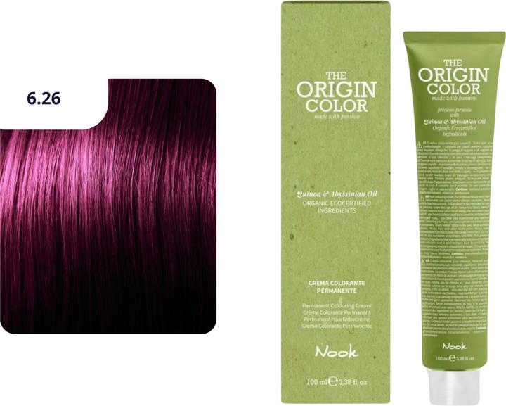 Image du produit Nook Coloration des cheveux Origin Color (6.26 Marron foncé Violet Rouge)