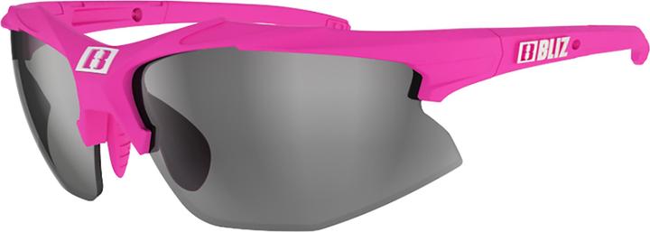 Bliz Hybrid Small (matt pink, smoke w silver mirror)