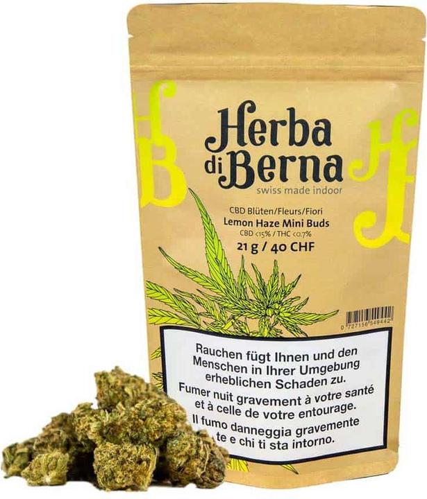 Produktbild Herba di Berna Lemon Haze Mini-Buds 21g (21 g, Indoor)