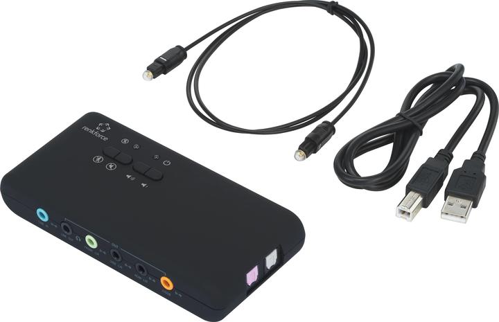 Actual product image Renkforce External USB 7.1 channel sound card USB (USB)