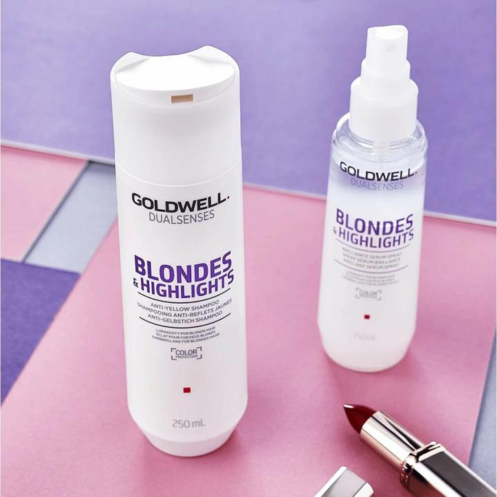 Immagine prodotto Goldwell Shampoo antigiallo Dualsenses Blondes & Highlights (250 ml, Shampoo liquido)