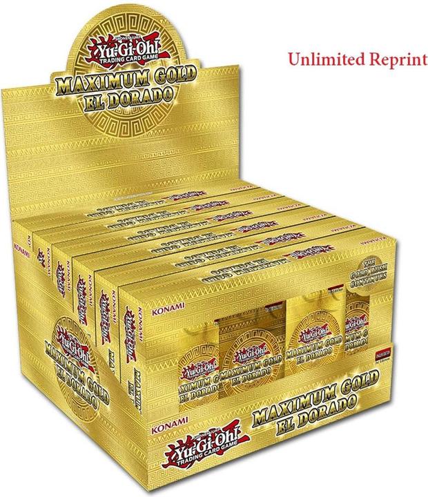 Image du produit Yu-Gi-Oh ! Maximum Gold El Dorado Display unlimited EN (Anglais, Affichage du booster)