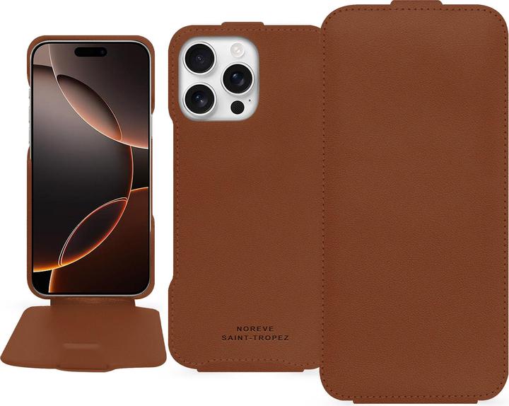 Actual product image Noreve Vertical leather shell (Apple iPhone 16 Pro)