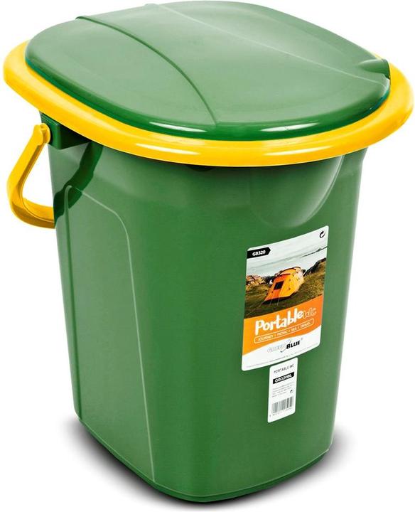 Actual product image Greenblue Dark green orange portable toilet (GB320GO)