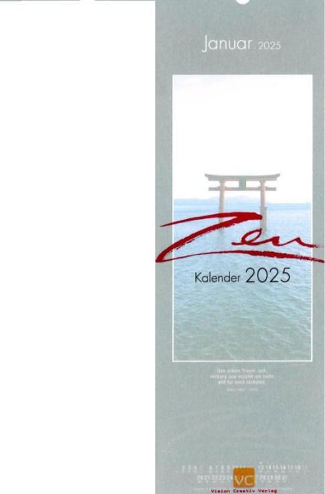 Zen-Kalender (Weicher Einband, Deutsch)