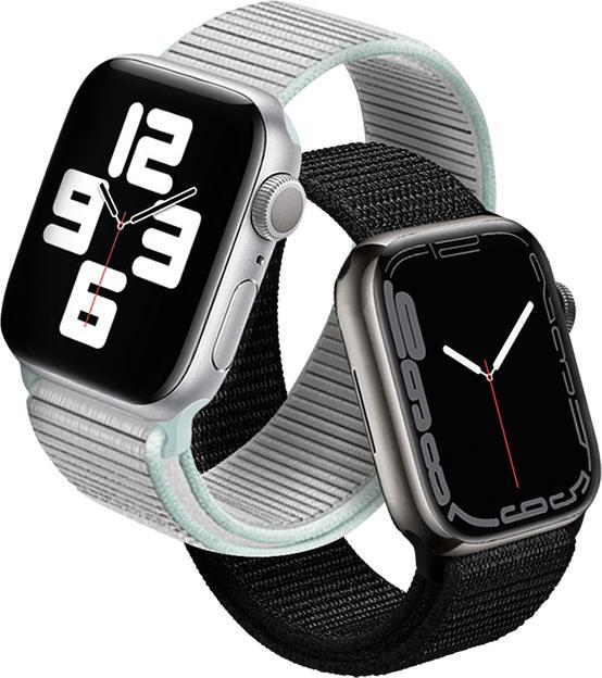 Actual product image Crong Reflective strap - Sports watch 42 (Reflective thread and hard-wearing nylon fibre, Apple Watch)