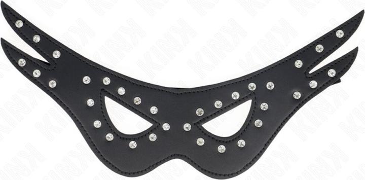 Actual product image Kink SEXY PLASTIC LEATHER MASK MODEL 2 27 x 13 CM