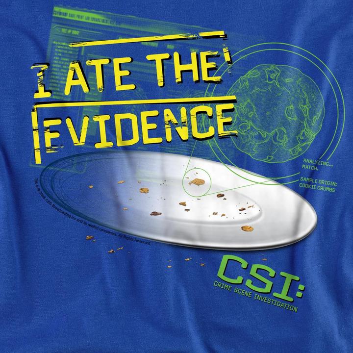 Immagine prodotto Csi: NY I Ate the Evidence Felpa Adulto Unisex (XL)