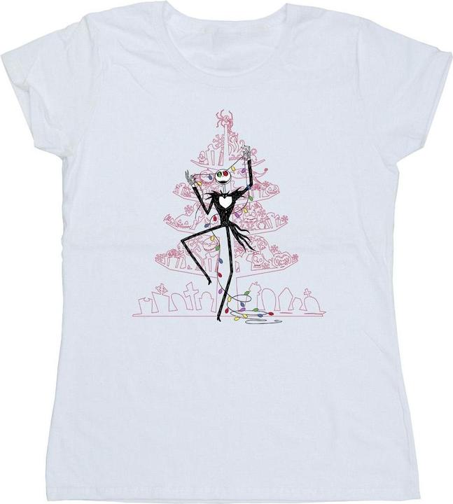 Disney The Nightmare Before Christmas Tree Pink TShirt (XL)