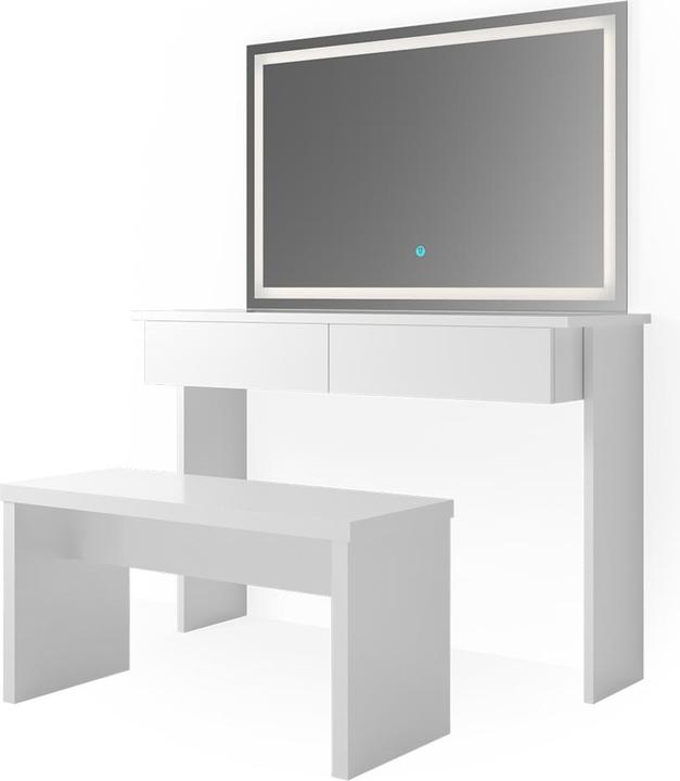 Produktbild Vicco Azur mit Hocker und Beleuchtung (120 x 40 x 83 cm)