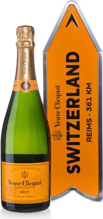 Actual product image Veuve Clicquot Brut Carte Jaune Arrow Switzerland (1 x 75 cl)