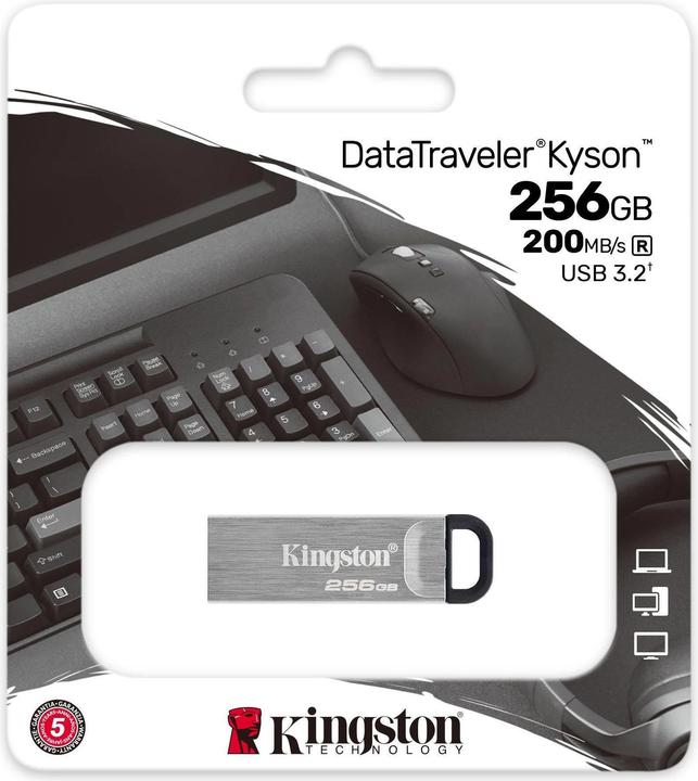 Produktbild Kingston DataTraveler Kyson (256 GB, USB 3.2, USB-A)