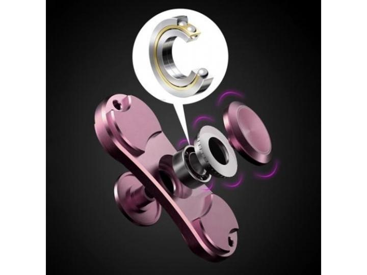 Actual product image FidgetSpinner Duo Spinner 2-Wing Aluminium