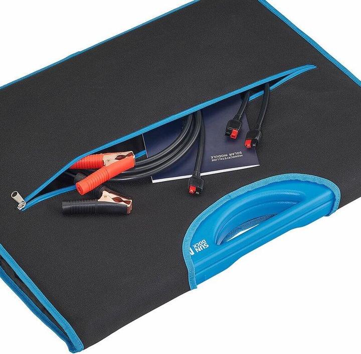 Image du produit Ective SunDock 60W USB Sac solaire 12V Panneau solaire mobile Panneau solaire pliable (60 W, 2.50 kg)