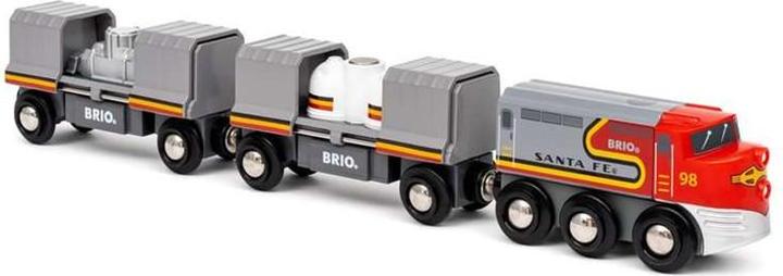 Productafbeelding Ravensburger BRIO World - 36089 Treinen van de Wereld Santa Fe trein | Speelgoedtrein voor kinderen vanaf 3 jaar