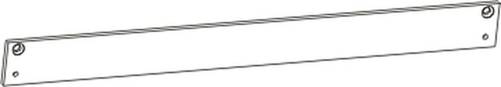 Actual product image Geze Mounting plate slide rail BG suitable for slide rail BG silver