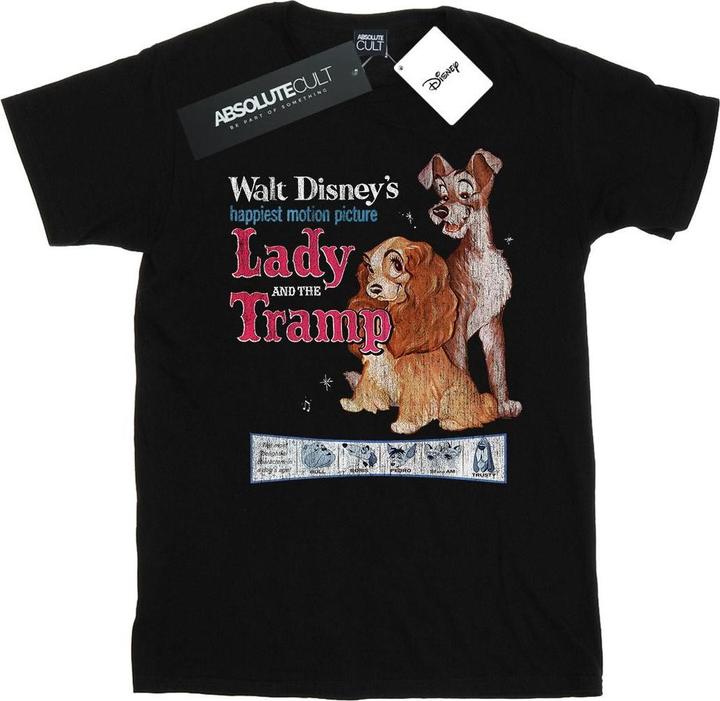 Produktbild Disney Lady And The Tramp Distressed Classic Poster TShirt (3XL)