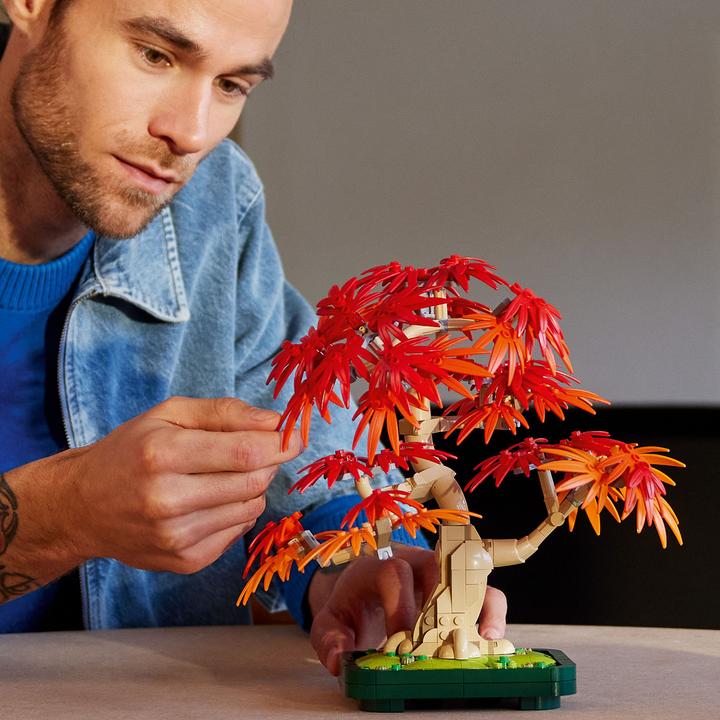 Immagine prodotto LEGO Japanischer Roter Ahorn - Bonsai-Baum (10348, LEGO Botanical)