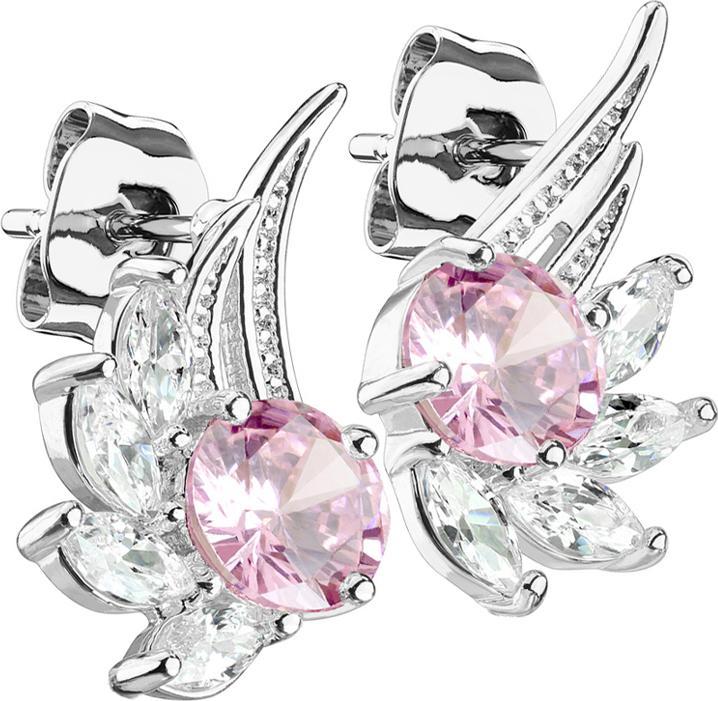Immagine prodotto Star Piercing Banana bianca con due sfere d'argento in cristallo viola (Acciaio chirurgico 316L, Ottone)