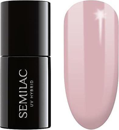 Semilac 057 Nude brownish yellow Rose 7ml (057 Nude Rusvai, UV-Gel Lack)