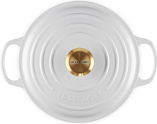 Produktbild Le Creuset 4,2 liter - Emaljeret støbejern - White (Bräter + Schmortopf, Gusseisen)
