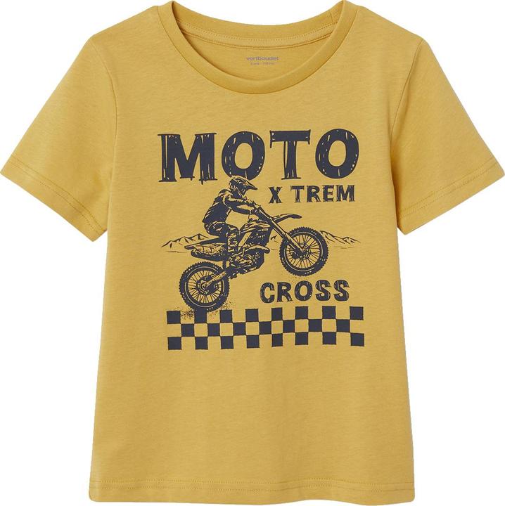 Vertbaudet Jungen T-Shirt BASIC mit Print vorn