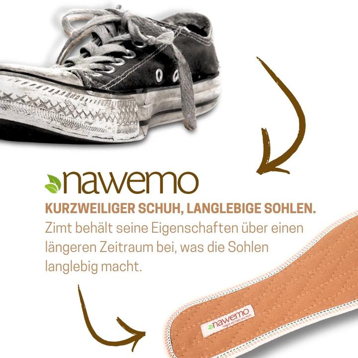 Immagine prodotto Nawemo Solette alla cannella contro il sudore dei piedi