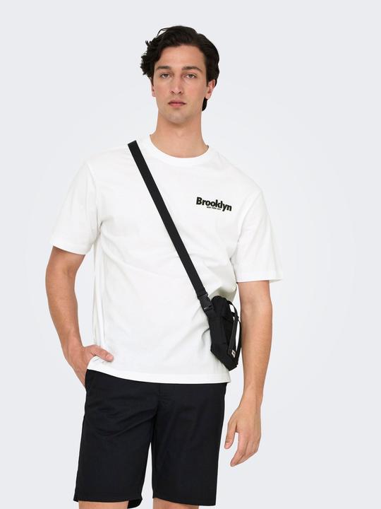 Actual product image Only & Sons Onskeane Rlx Ss Print Tee Noos (M)