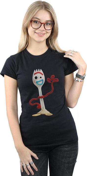 Actual product image Disney Womens/Ladies Toy Story 4 Forky Cotton T-Shirt (S)