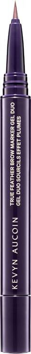 Actual product image Kevyn Aucoin True Feather Brow Marker Gel Duo (Warm Brunette)