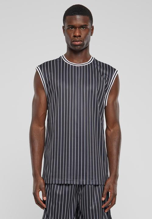 Actual product image Urban Classics Striped Mesh Tank Top - 166797 (M)