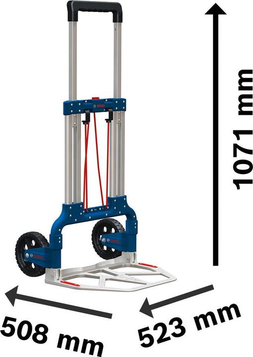 Immagine prodotto Bosch Professional Caddy in alluminio (125 kg)