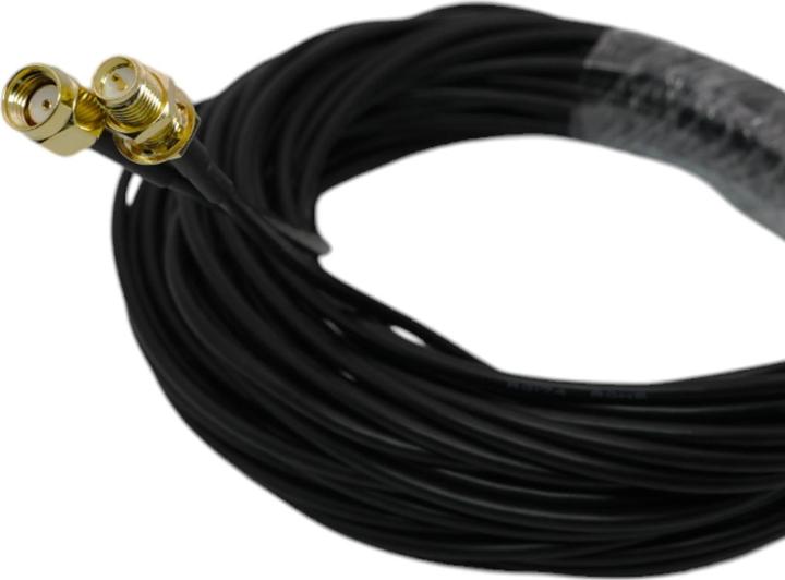 Produktbild Purecrea 10m Coaxial Verlängerungskabel RP SMA Male auf RP SMA Female (Antennenkabel)