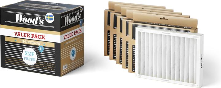 Actual product image Wood's Super Mould Filtermatten (5 x)