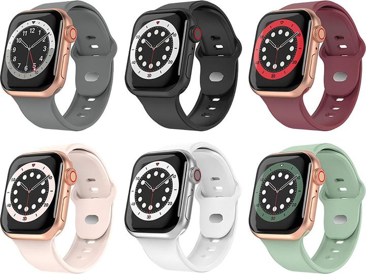 Actual product image EKO 6 wristbands for Apple Watch 42/44/45/49mm (Fluoroelastomer)