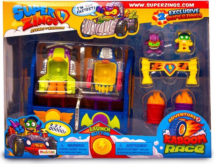 Image du produit Magic Box SuperZings Playset : Adventure 2 - Kaboom Race